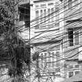 Nepal Kathmandu elektriciteitskabels (0292)